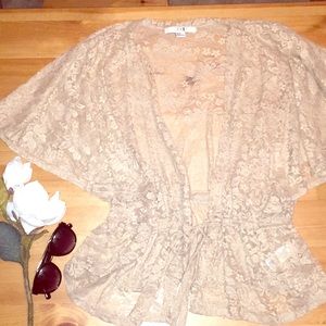 Sheer cardigan